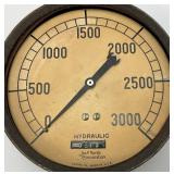 Antique  Jas. P. Marsh Hydraulic Gauge 6" (Glass Missing)