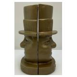 Vintage W.C Fields Plastic Bookends