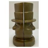 Vintage W.C Fields Plastic Bookends