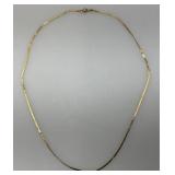 20" 14K Marked Necklace  4.18 Grams