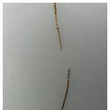 18.5" 14K Marked Necklace  1.53 Grams (Needs Repair)