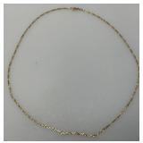 20" 14K Marked Necklace  3.54  Grams