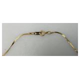 18" 14K Marked Necklace  2.20 Grams