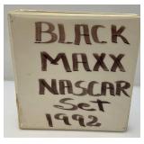 1992 Black Maxx NASCAR Trading Cards Set In album