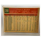 Early Wynn Autographed Baseball With 1959 Topps Baseball Card On Stand