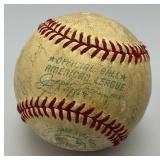1968 Minnesota Twins Team Signed Baseball With Jim Holt And Tony Oliva And More (Signatures Very Faint)
