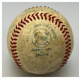 1968 Minnesota Twins Team Signed Baseball With Jim Holt And Tony Oliva And More (Signatures Very Faint)