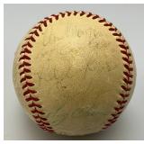 1968 Minnesota Twins Team Signed Baseball With Jim Holt And Tony Oliva And More (Signatures Very Faint)