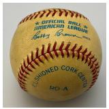 Carlton Fisk Autographed And Dated baseball