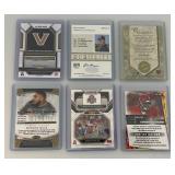Misc. Autographed Sports Cards In Protective Sleeves