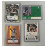 Misc. Autographed Sports Cards In Protective Sleeves