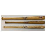Vintage Collectible Miniature Louisville Slugger Baseball bats Including Babe Ruth, Harmon Killebrew And Minnesota Twins