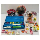 Misc. Vintage Toys And 8" Mini Globe