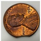 1964 D Error Penny (Mis-Punched)