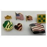 Misc. Military Items Including Ammo Belt, Patches And More