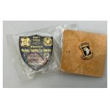 Misc. Military Items Including Ammo Belt, Patches And More