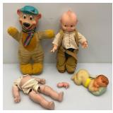 Vintage Yogi The Bear, Kewpie Doll And More