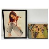 Misc. Small Framed Items Including ELVIS, Snow White And More