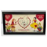 Misc. Small Framed Items Including ELVIS, Snow White And More