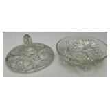 Misc. Vintage Collectible GlassWare Including Milk Glass Vase And more