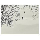 Misc. Vintage Framed Behind Glass E. W. Kemble Lithographs