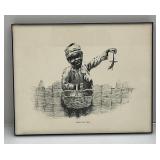 Misc. Vintage Framed Behind Glass E. W. Kemble Lithographs