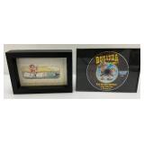 Misc. Framed Behind Glass Vintage Collectibles Including Postcards And More