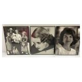 Misc. Framed Behind Glass Famous People Pictures Including Authographed Dolly Parton, Beatles, Johnny Cash And More