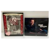 Misc. Framed Behind Glass Famous People Pictures Including Authographed Dolly Parton, Beatles, Johnny Cash And More