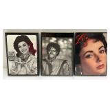 Misc. Framed Behind Glass Famous People Pictures Including Authographed Dolly Parton, Beatles, Johnny Cash And More