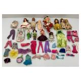 Group Of Miniature Vintage Dolls, Clothes, Madam Alexander And More