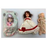 Group Of Miniature Vintage Dolls, Clothes, Madam Alexander And More