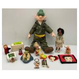 Misc. Vintage Toys including Beetle Bailey, Wind-Up ET  And More