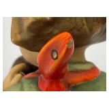 Est. $145.00-$200.00 1939-49 M.J. Hummel W Germany BOOK WORM Girl Reading (Old Makers Mark) 4 1/4" Tall