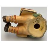 Est. $145.00-$200.00 1939-49 M.J. Hummel W Germany BOOK WORM Girl Reading (Old Makers Mark) 4 1/4" Tall