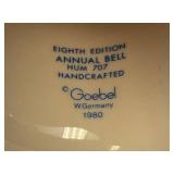 Vintage GOEBEL Hummel Little Fiddler Porcelain Boy 13.5" Doll , M.J.. Hummel Bells And Little Girl Reading Pottery Figurine 6"