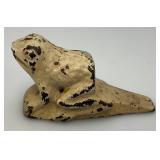 Vintage Cast Iron Frog Door Stop 2" x 2 1/2" x 5"