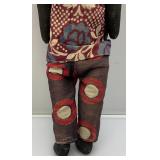 Antique Handmade Jamaican Style Doll 15"