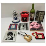 Misc. Vintage Betty Boop, Elvis And Marilyn Monroe Collectibles