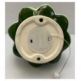 Merry Moments Ceramic Battery Operated Light Up Christmas Tree New With Tag (Missing Two Lights.) 14"