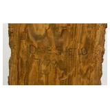 1979 Dave Sheild Hand Carved Cowboy Wall Art 19"