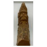 1979 Dave Sheild Hand Carved Cowboy Wall Art 19"