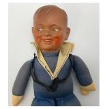 1910-1915 Old Sailor Doll 10"