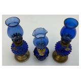 Large Lot Of Vintage Colbalt Blue Glass Bottles And More