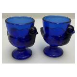 Large Lot Of Vintage Colbalt Blue Glass Bottles And More