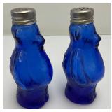 Large Lot Of Vintage Colbalt Blue Glass Bottles And More