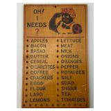 Misc. Vintage Advertisement Signs Including CAMPBELL