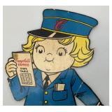 Misc. Vintage Advertisement Signs Including CAMPBELL