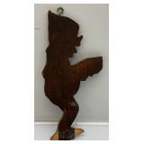 Vintage Wooden And Metal Wall Hanging Match Holders Including Folk Art And More