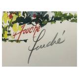 1988 Pencil Signed Virginia Fouche "Joggling Board" Print In Acrylic Frame 11" x 14"
